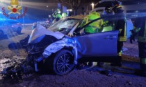 Scontro frontale tra due auto a Verona, quattro feriti gravi