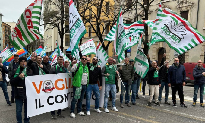 Metalmeccanici in piazza a Verona: sciopero nazionale per il rinnovo dei contratti