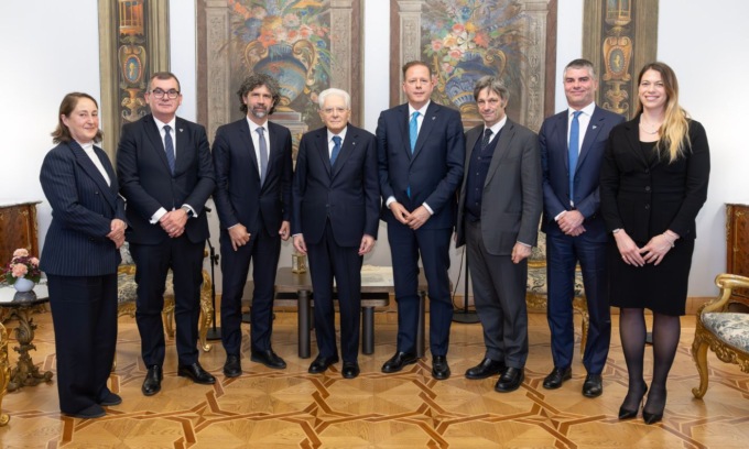 Veronafiere incontra il Presidente della Repubblica Mattarella, presentata la 57^ edizione di Vinitaly