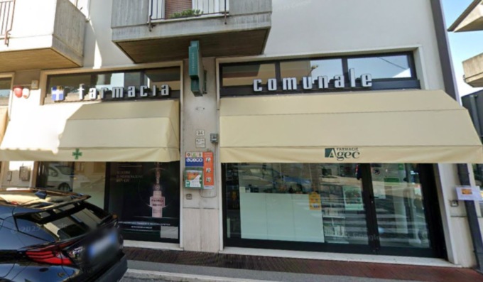 Farmacia comunale rapinata per l’ottava volta: rapinatore armato di coltello fugge con l’incasso di 700 euro
