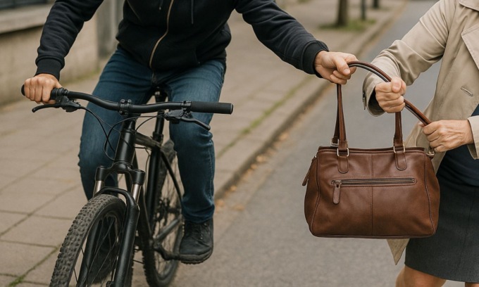 Ruba la borsa a una turista e scappa in bici, ladro rintracciato grazie al GPS del cellulare