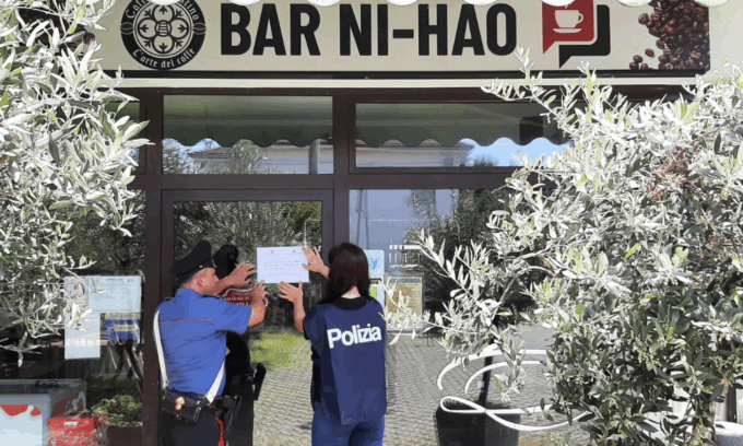 Risse, spaccio e clienti pregiudicati: “Bar Ni Hao” chiuso ancora, 15 giorni di stop