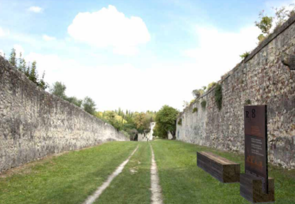 Percorso mura Cangrande
