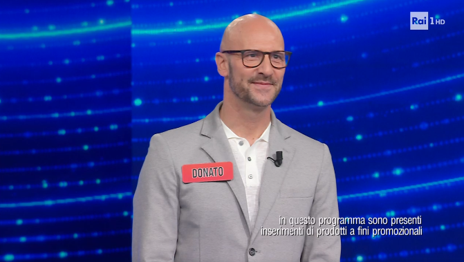 Donato a “L’Eredità”: lo psicoterapeuta di San Bonifacio si gioca tutto in 0,31 secondi