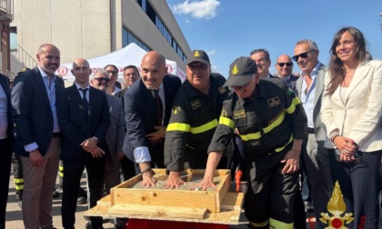 Nuova sede dei Vigili del Fuoco a Verona: posata la prima pietra