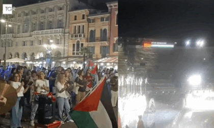 Verona fa rumore per Gaza, manifestazione in piazza Bra e omaggio anche all’Arena