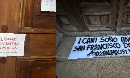 Il parroco vieta l'ingresso ai cani nella chiesa di San Nicolò