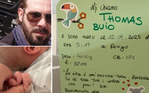 Papà muore schiacciato dal camion sul lavoro: il figlio Thomas Buio nasce sei mesi dopo e porta il suo nome