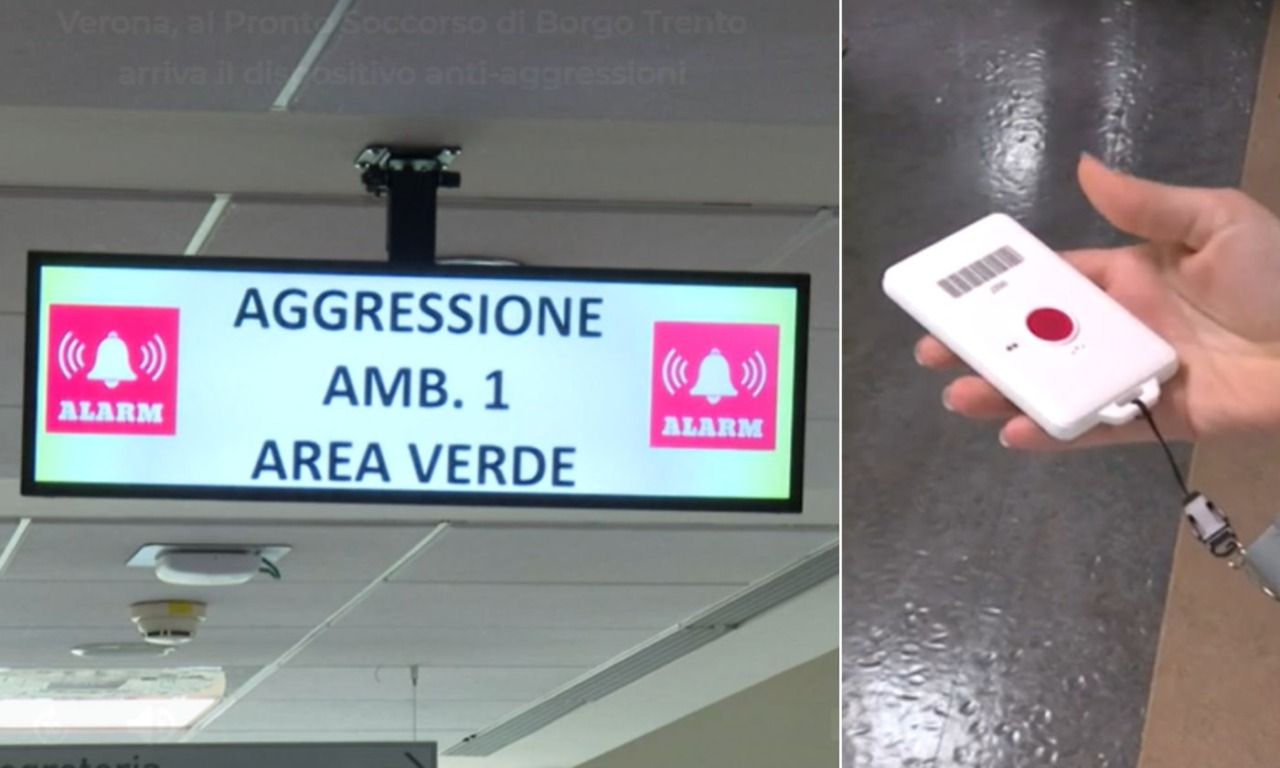 Al pronto soccorso di Borgo Trento arriva il dispositivo anti-aggressioni per medici e infermieri