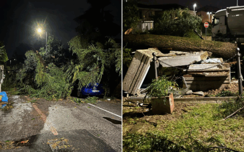 Maltempo in Veneto, San Bonifacio colpito da un downburst