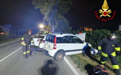 Quattro auto si scontrano sulla SS62 a Villafranca di Verona, cinque feriti