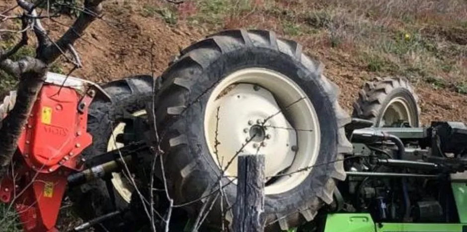 Precipita da una bisarca con il trattore, grave 67enne