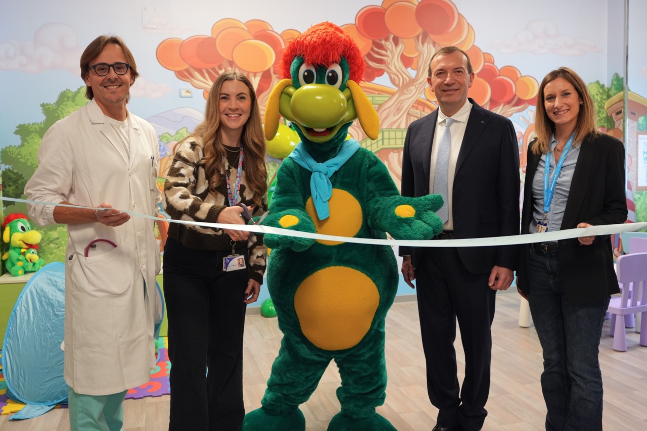 Inaugurata all’ospedale di Negrar la nuova area giochi pediatrica ispirata a Gardaland