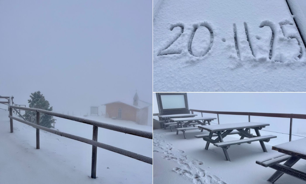 Neve in provincia di Verona, le foto della Lessinia imbiancata