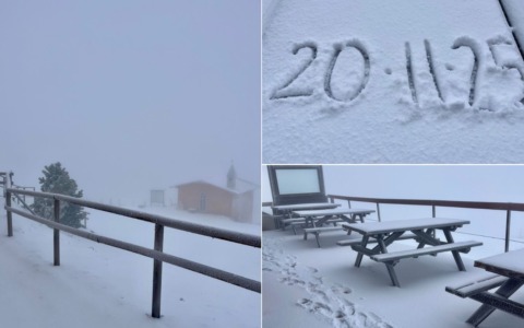Neve in provincia di Verona, le foto della Lessinia imbiancata