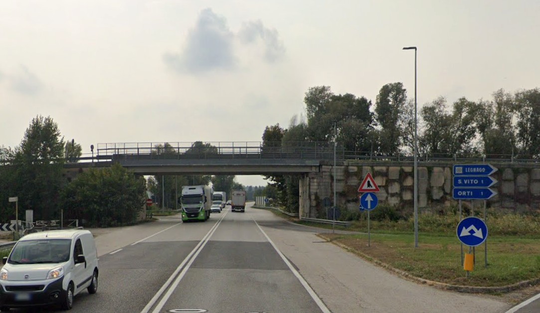 Scontro frontale tra auto e furgone a Legnago: due feriti gravi