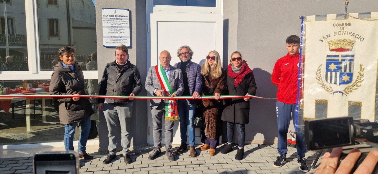 Casa delle Associazioni, a San Bonifacio inaugurato uno spazio condiviso dedicato alla comunità