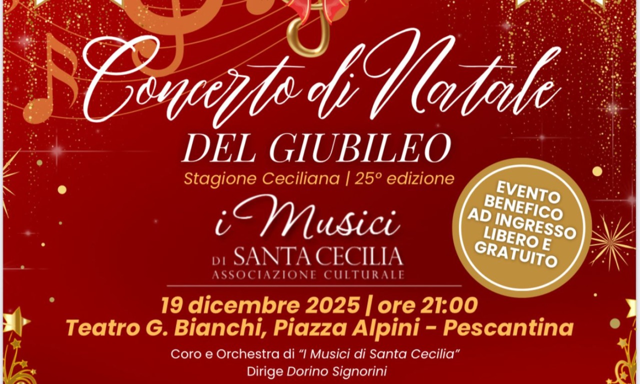 Concerto di Natale del Giubileo a Pescantina: musica, solidarietà e proiezione del docufilm “Peregrinus”