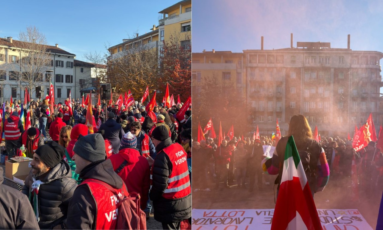 Sciopero generale contro la legge di bilancio: forte adesione anche a Verona