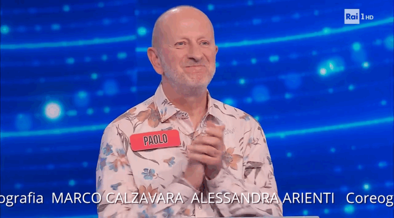 L’Eredità, sfida tra veronesi: Paolo brilla ma è stato costretto a sfidare il campione