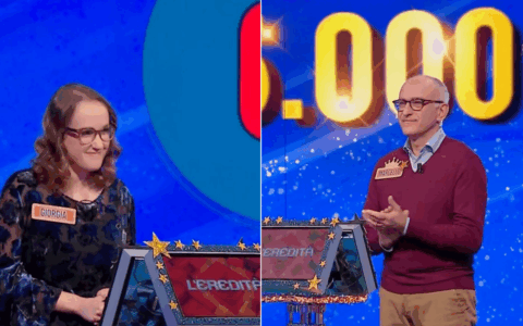 Giorgia da Legnago debutta a L’Eredità e mette alla prova il campione Marcello (che però vince alla Ghigliottina)