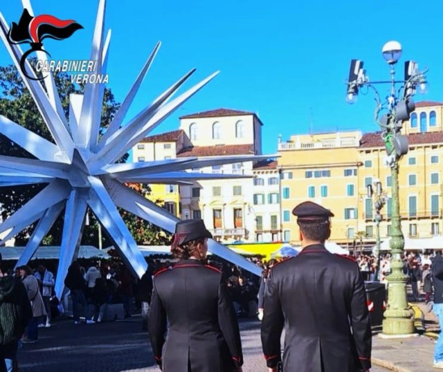 Natale Sicuro a Verona: controlli intensificati dei carabinieri in tutta la provincia
