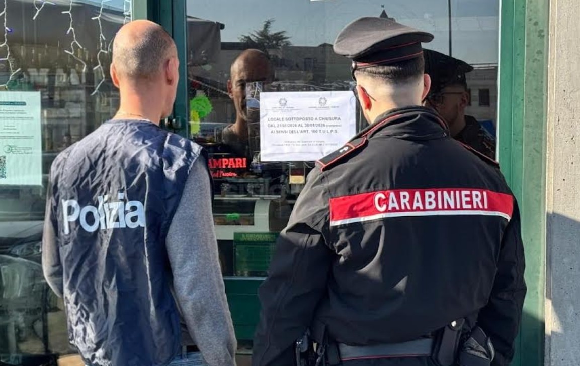 Diversi episodi di violenza e ritrovo di pregiudicati: chiuso per 10 giorni un locale a Pescantina