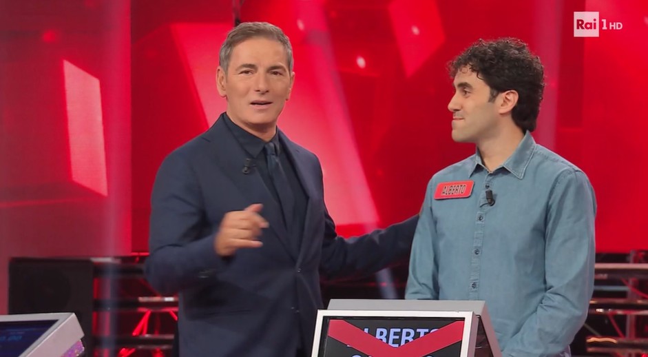 Alberto da Verona a L’Eredità: perde in una sfida faccia a faccia con Alessandra