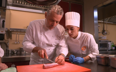 Prova in esterna di MasterChef Italia da Giancarlo Perbellini ai 12 Apostoli