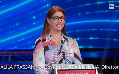 L’Eredità, Giorgia eliminata tra le risate: l’errore sulla parola “presunto”