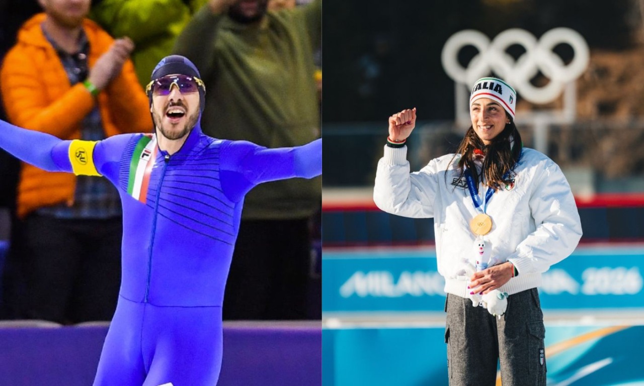 Milano Cortina 2026, gli ori veneti Davide Ghiotto e Lisa Vittozzi portabandiera alla cerimonia finale a Verona