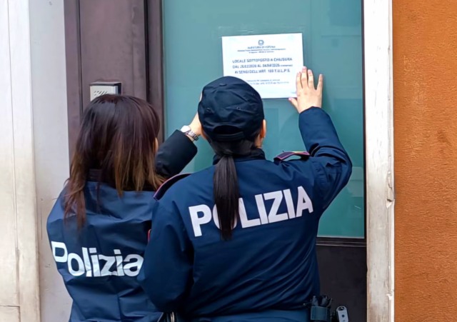 Locale frequentato da pregiudicati: esercizio di vicinato sospeso per 10 giorni in Borgo Venezia