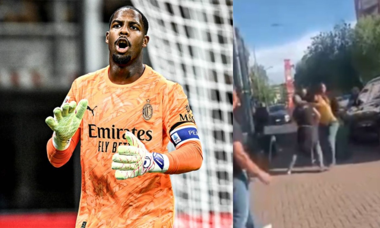 Hellas-Milan, “buu” a Maignan e l’annuncio dello speaker. Post-partita rissa di Orban con un tifoso