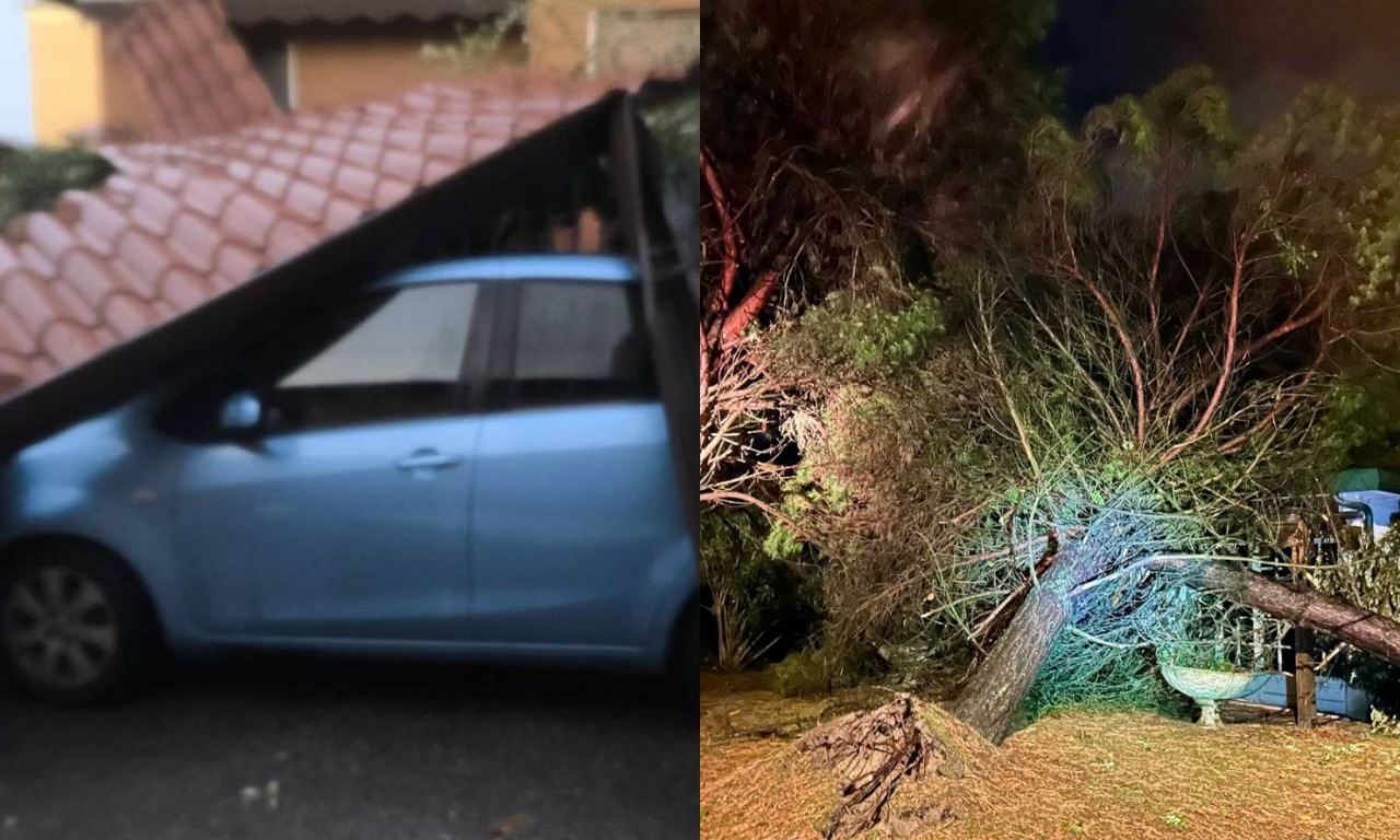 Veneto travolto dal maltempo: diluvio e tromba d’aria si abbattono su Verona