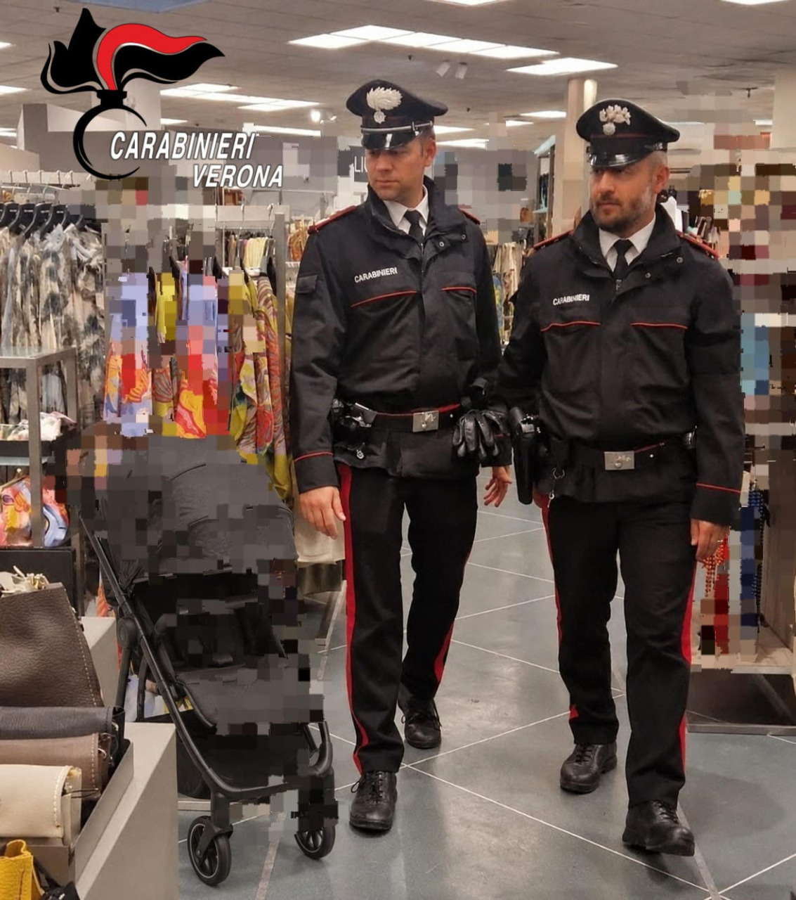 Sona, nasconde vestiti rubati nel passeggino: arrestata 31enne in un centro commerciale